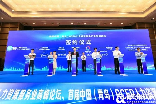 首届中国 青岛 RCEP人力资源服务产业发展峰会拉开帷幕
